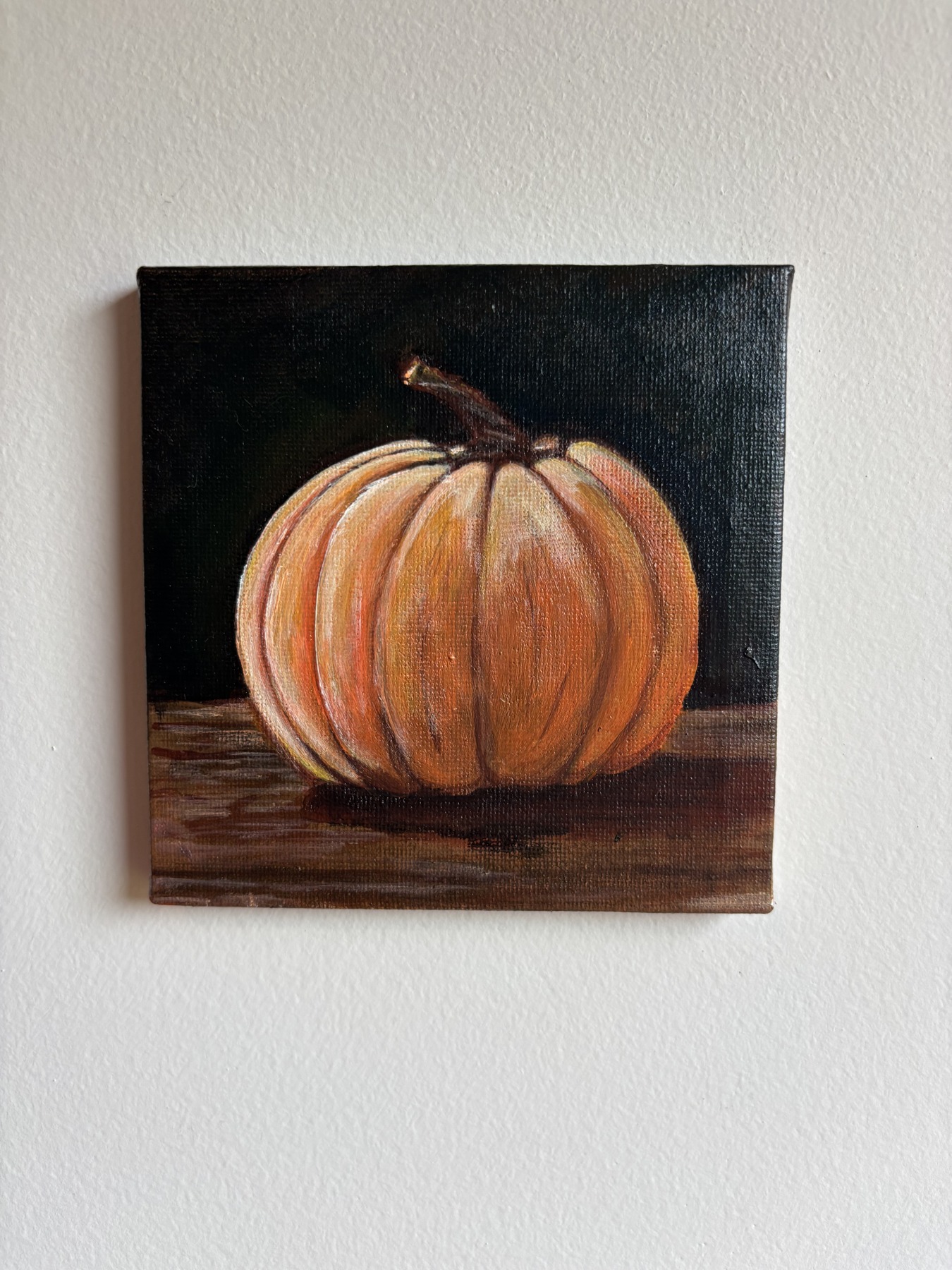 Pumpkin — original painting by Rabekah